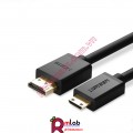 Cáp Mini HDMI to HDMI dài 1M hỗ trợ độ phân giải 4K chính hãng Ugreen UG-10195